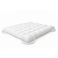 THE WHITE STONE Madrasskydd med 1000 g/m² stoppning av vadd 180 x 200 cm vit