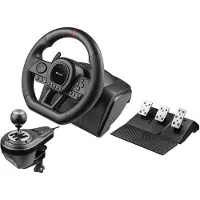 Tracer SimRacer - Hjul, pedaler och växelspakuppsättning - kabelansluten - för PC, Sony PlayStation 3, Sony PlayStation 4, Microsoft Xbox 360, Microsoft Xbox One, Nintendo Switch