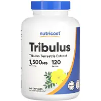 Nutricost , Tribulus, 1 500 mg, 240 kapslar (750 mg per kapsel)