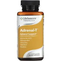 LifeSeasons , Adrenal-T, Adrenalstöd, 60 Veg Capsuler