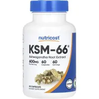 Nutricost , KSM-66, Ashwagandha Rotextrakt, 660 mg, 60 Caps