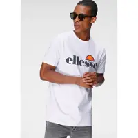 Ellesse T-shirt 'Prado' mandarin / grenadine / svart / vit