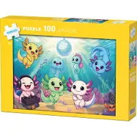 Kärnan Pussel 100 bitar Axolotl