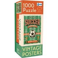 Tactic Pussel 1000 Bitar Vintage Soccer Championship, Tactic