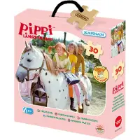 Peppi Pitkätossu Träpussel Pippi Långstrump 30 bitar, Kärnan