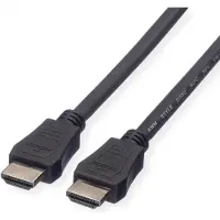 Value HDMI Anslutningskabel HDMI-A-kontakt, HDMI-A-kontakt 2.00 m Svart 11.99.5732 Standard HDMI HDMI-kabel
