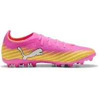 Puma Ultra 6 Match MG Showtime - Rosa/White/Orange/Blå/Svart - Multi Ground (MG), storlek 43