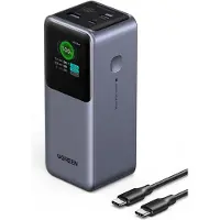UGREEN Nexode - Power bank - 5 / 9 / 12 / 15 / 20 V - 130 Watt - 20000 mAh - 72 Wh - utgångskontakter: 3
