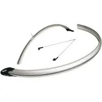 Mvtek Ctb 45 Mm Mudguards Silver 28´´