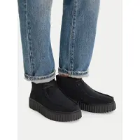 Clarks Stövlett med snörning 'Torhill Moss' svart
