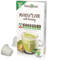 Foodness | Matcha Latte com Ginseng - 10 kapslar till Nespresso