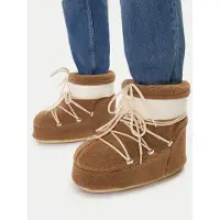 Moon Boot unisex. 80D1409700 Brun Icon Låg Ankelstövel (42/44), Karta, Nyckelband, Casual