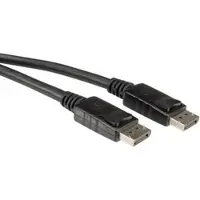 Value DisplayPort Anslutningskabel DisplayPort-kontakt, DisplayPort-kontakt 5.00 m Svart 11.99.5605 Skärmad DisplayPort-kabel