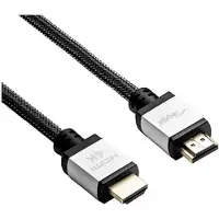 Akyga HDMI Anslutningskabel HDMI-A-kontakt 10.0 m Svart AK-HD-100P HDMI-kabel