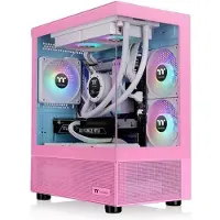 Thermaltake View 170 TG ARGB Bubble Pink Microtower Datorchassi GAMER Rosa, Blå Sidofönster