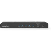 Nedis HDMI (tm) Splitter | 4-Port port(s) | 4x HDMI(tm) Output | 4K@60Hz | 18 Gbps | Metall | Antracit