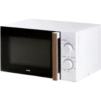 Domo DO2720 Mikrovågsugn Vit, Trä 700 W Timerfunktion