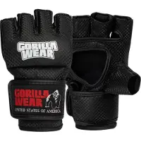 Gorilla wear Manton MMA Gloves, black/white, S/M