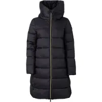 Save the Duck för kvinnor. D40279W-IRIS21 Lysa kappa svart (M/L), Casual, Nylon