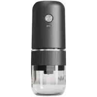 24hShop Portabel elektrisk kaffekvarn - Svart / sladdlös kaffekvarn / elektrisk kaffemöllare