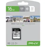 PNY Elite MicroSDHC 16 GB Class 10 UHS-I/U1 A1 V10 card (P-SD16GU1100EL-GE)