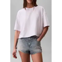 Calvin Klein Cropped Floral Print T-Shirt