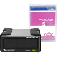 Tandberg Data Overland-Tandberg 8882-RDX, Datalaggringsenhet, RDX-patron, USB 3.2 Gen 1 (3.1 Gen 1), HDD, Svart, UL 60950, CSA C22.2 No. 60950, IEC 60950/ EN60950 FCC 47CFR, part 15, class B, CISPR22, class B,...