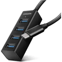 Axagon HUE-M1C USB-hubb 4 Port USB 3.0 USB 3.0 5 GBit/s