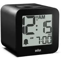Braun 60077 Väckarklocka Svart Stor display