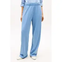 Tommy Hilfiger Logo Embroidery Wide Leg Joggers