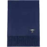 GOBI Cashmere Halsduk 'Unisex Cashmere Fringed Scarf' marinblå