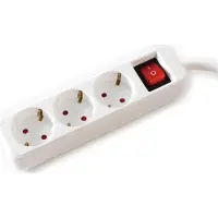 Value 19.99.1078 Förgreningsdosa med brytare Vit Skyddskontakt 1 st