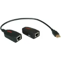 Roline USB-kabel RJ45-kontakt 50 m Svart 12.04.1100