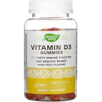 Nature'S Way , Vitamin D3 Gummy, Bland Frukt, 50 mcg (2 000 IU), 120 Gummies