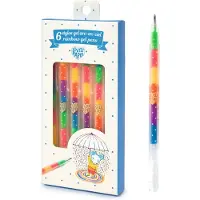 Djeco Kulspetspennor - 6 st. - Gel - Classique - - One Size - Färgset
