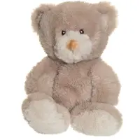 Teddykompaniet Gosedjur - Nallebjörn Beige - 25 cm - - One Size - Gosedjur