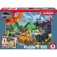Schmidt Pussel slaget om den super kristallen med mini figur 100 bitar Schmidt