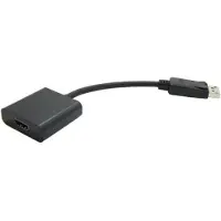 Value DisplayPort / HDMI Adapterkabel DisplayPort-kontakt, HDMI-A uttag 0.15 m Svart 12.99.3134 DisplayPort-kabel