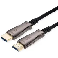 Value HDMI Anslutningskabel HDMI-A-kontakt, HDMI-A-kontakt 20.00 m Svart 14.99.3485 8K UHD HDMI-kabel