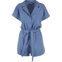 Urban Classics Light Denim Resort Kortärmad Romper