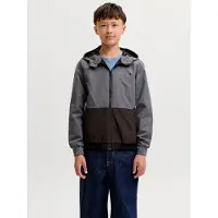 Jack & Jones Kids Junior Övergångsjacka 'JJERush' grå / svart