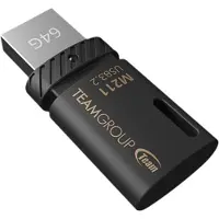 Team Group Team M211 - USB flash-enhet - 64 GB - USB 3.2 Gen 1 / USB-C - svart
