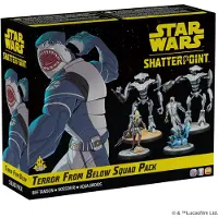 Atomic Mass Games Star Wars Shatterpoint Terror från Djupet SQUAD PACK - Inkluderar Riff Tamson, Nossor Ri & Aqua Droids