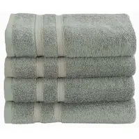 ByBorg Bambu handduk - 50x100 cm - Dämpad grön - Mjuka handdukar från "Premium - "