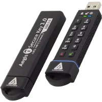 Apricorn Aegis Secure Key 3.0 flash drive, 16 GB (ASK3-16GB)