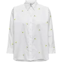 ONLY Blus 'ONLNew Lina' gul / grön / vit