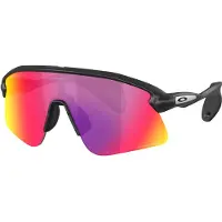 Oakley - Solglasögon - Stunt Devil S Matte Black/Prizm Road för Unisex - Svart