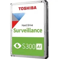 Toshiba S300 AI - Hårddisk - Övervakning - 16 TB - inbyggd - 3.5 - SATA 6Gb/s - 7200 rpm - buffert: 1024 MB