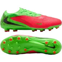 Nike Phantom 6 Pro Low Cut AG-PRO Erling Haaland Personal Edition - Rosa/Svart/Grön - Konstgräs (AG), storlek 42½