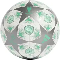 Adidas Fotboll Champions League Final 2024/25 Munich Club - Silver/Vit/Grön, storlek Ball SZ. 3